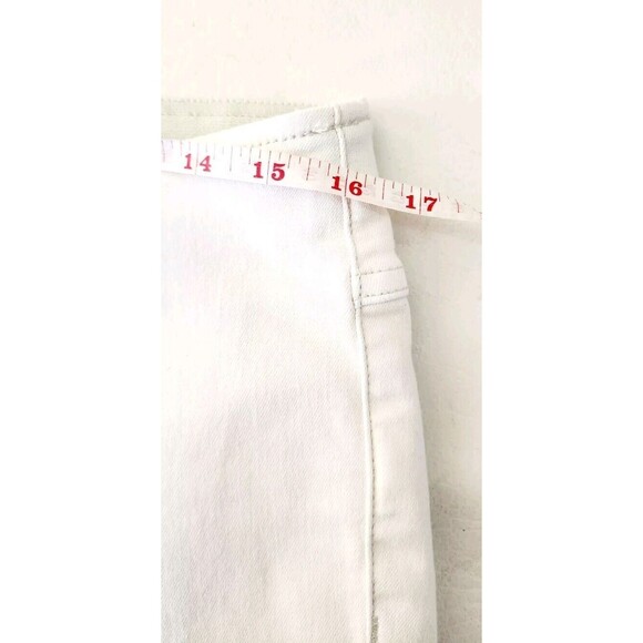 Free People Penny Pull On Flare Jeans Ivory White Stretch 31 - Picture 5 of 9